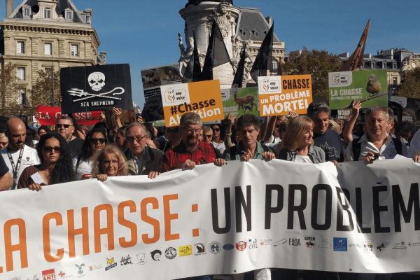 Frankreich: Grosse Demonstration gegen die Hobby-Jagd