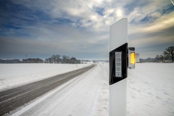 Blinkende pæle beskytter vilde dyr mod trafikdød