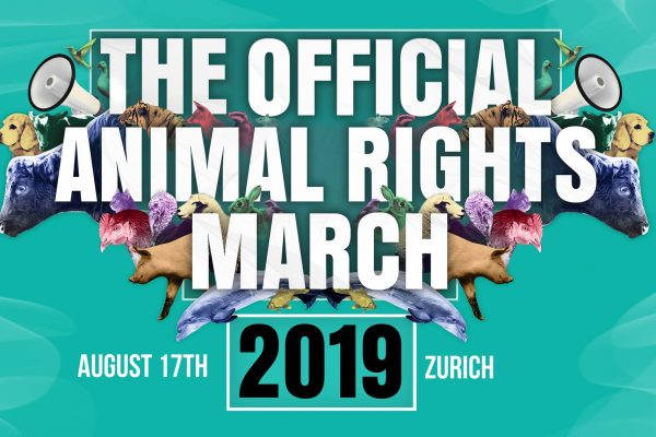 Animal Rights March Zürich: Tausende für Tierrechte