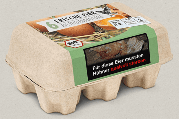 Schockfotos auf Fleischprodukten wirken