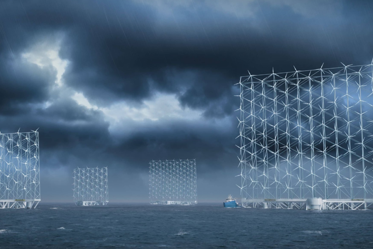 Da entkommt kein Vogel mehr Windrad-Wände sollen im Meer vor Norwegen entstehen