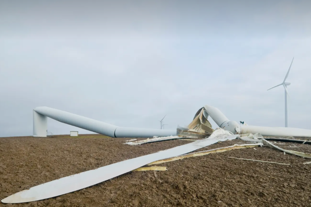 Windräder verursachen genau das, was sie verhindern sollten