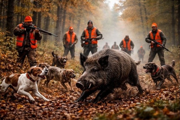 Treibjagd in der Schweiz