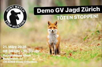 Demo GV Jagd Zürich