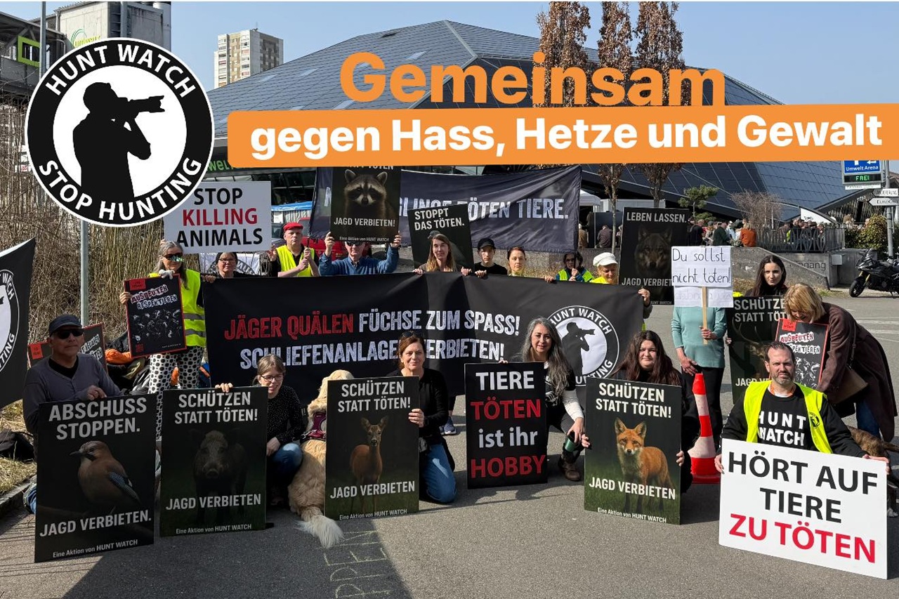 Gewalt durch Hobby-Jäger gegen Tierschützende