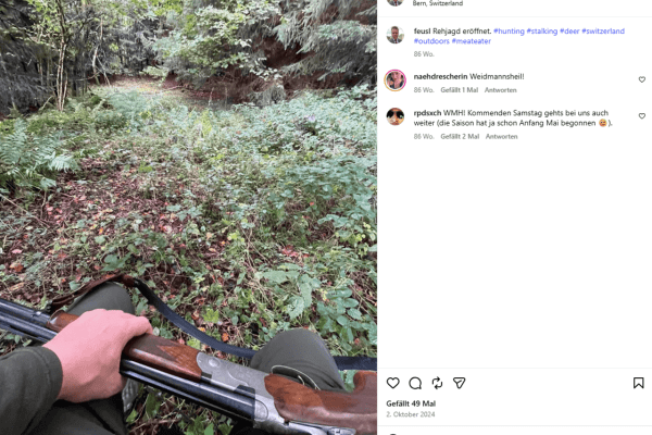 Trophäen in Böhmen, Abschüsse im Elsass, Kadaver auf Instagram: Dominik Feusi und die Hobby-Jagd als Weltanschauung